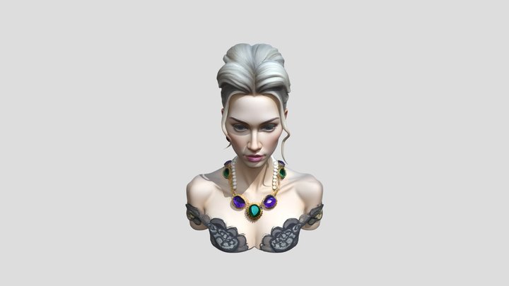 Marti Gras Beads 3D Model