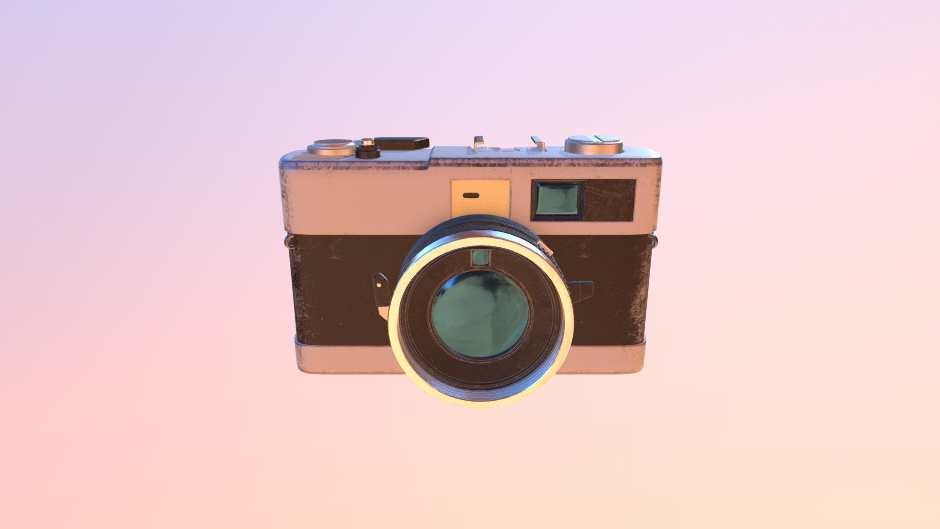 Camera Model, Minolta Hi-Matic 7 SII — Sketchfab embed 3D viewer