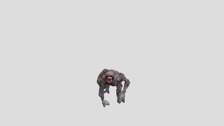 Zombie licker 3D Model