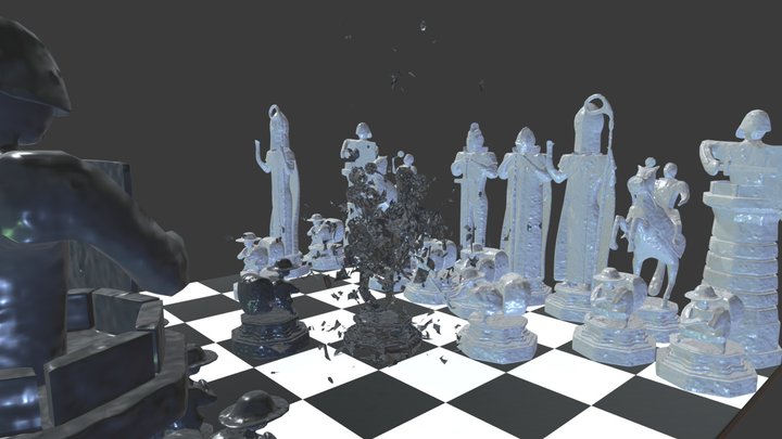 Wizard's Chess 3D Model