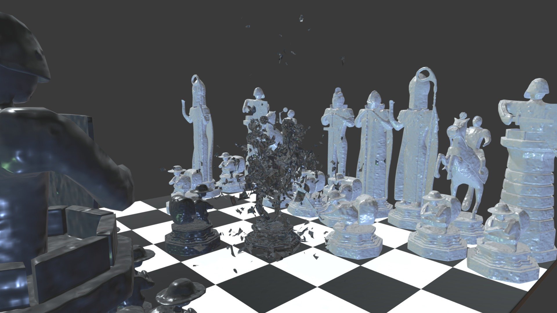 Harry Potter - Chess Figure Set 3D model 3D printable