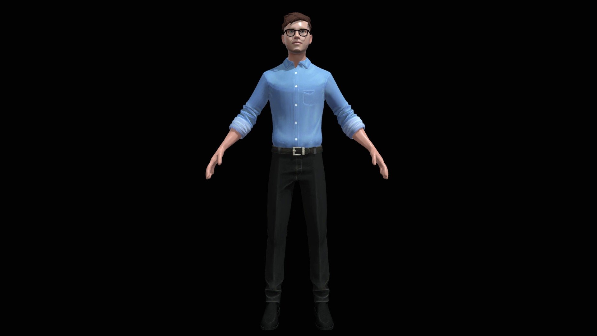 male character #7 - Download Free 3D model by BELAZ (@asset_for_games ...