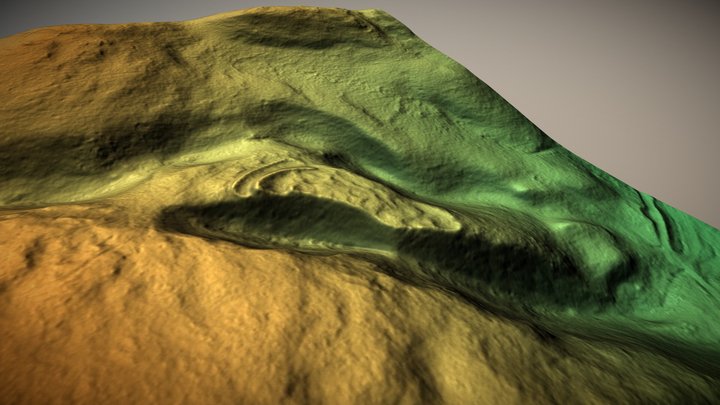 Glead's Cleugh Camp, Northumberland (UK) – Modello 3D gratuito STL