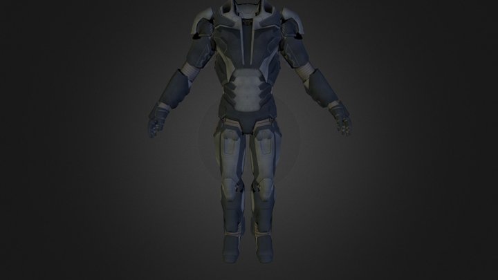 Man Armor08 3D Model