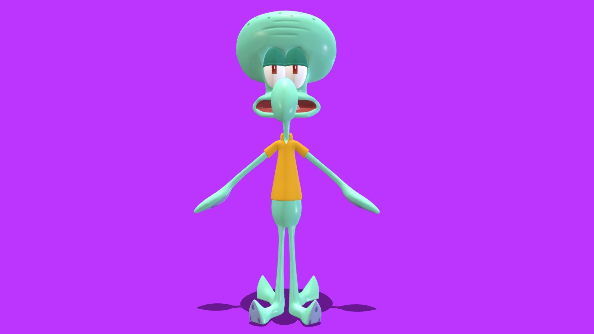 Squidward - 3D model by Galakmoz [2fd3e41] - Sketchfab