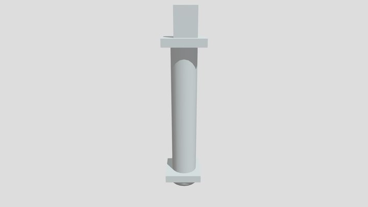 Lighttube (Object 3) (Untextured as of now) 3D Model
