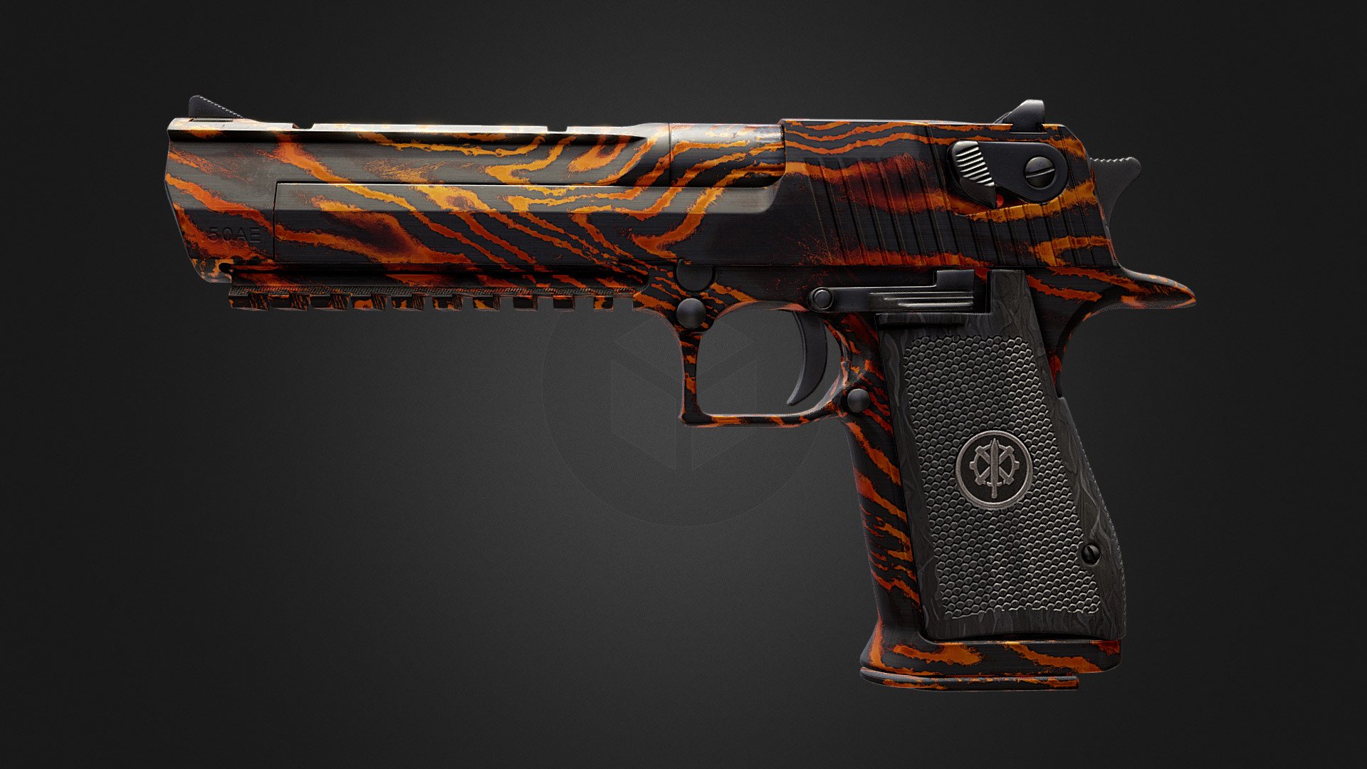 Counter Strike 2 | Deagle Damascus Copper - 3D model by VertFX [2fd4a69 ...