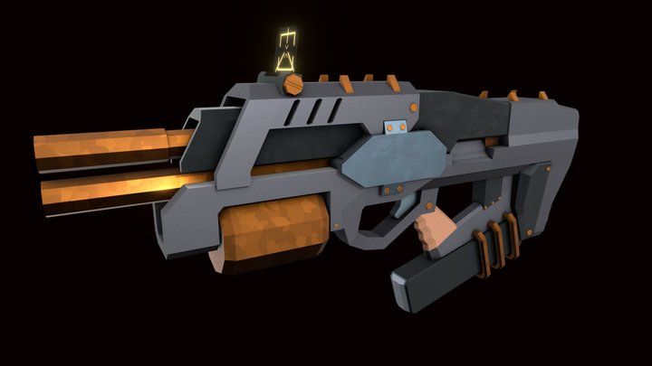 Olympus Rifle MKII 3D Model