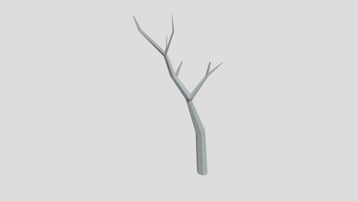 Dude Theft Wars' dry tree 3D Model