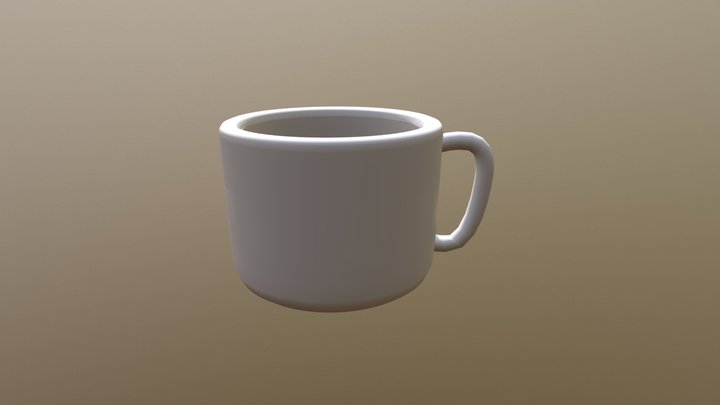 Coffee Mug (CGT 116 Lab Assignment Week 04) 3D Model