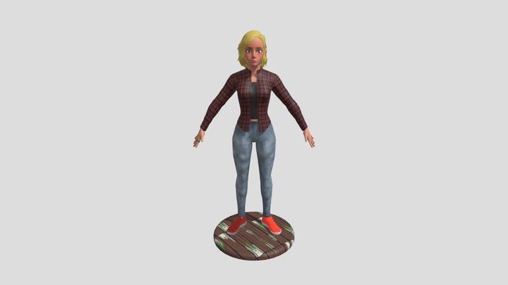 Female model 3D Model