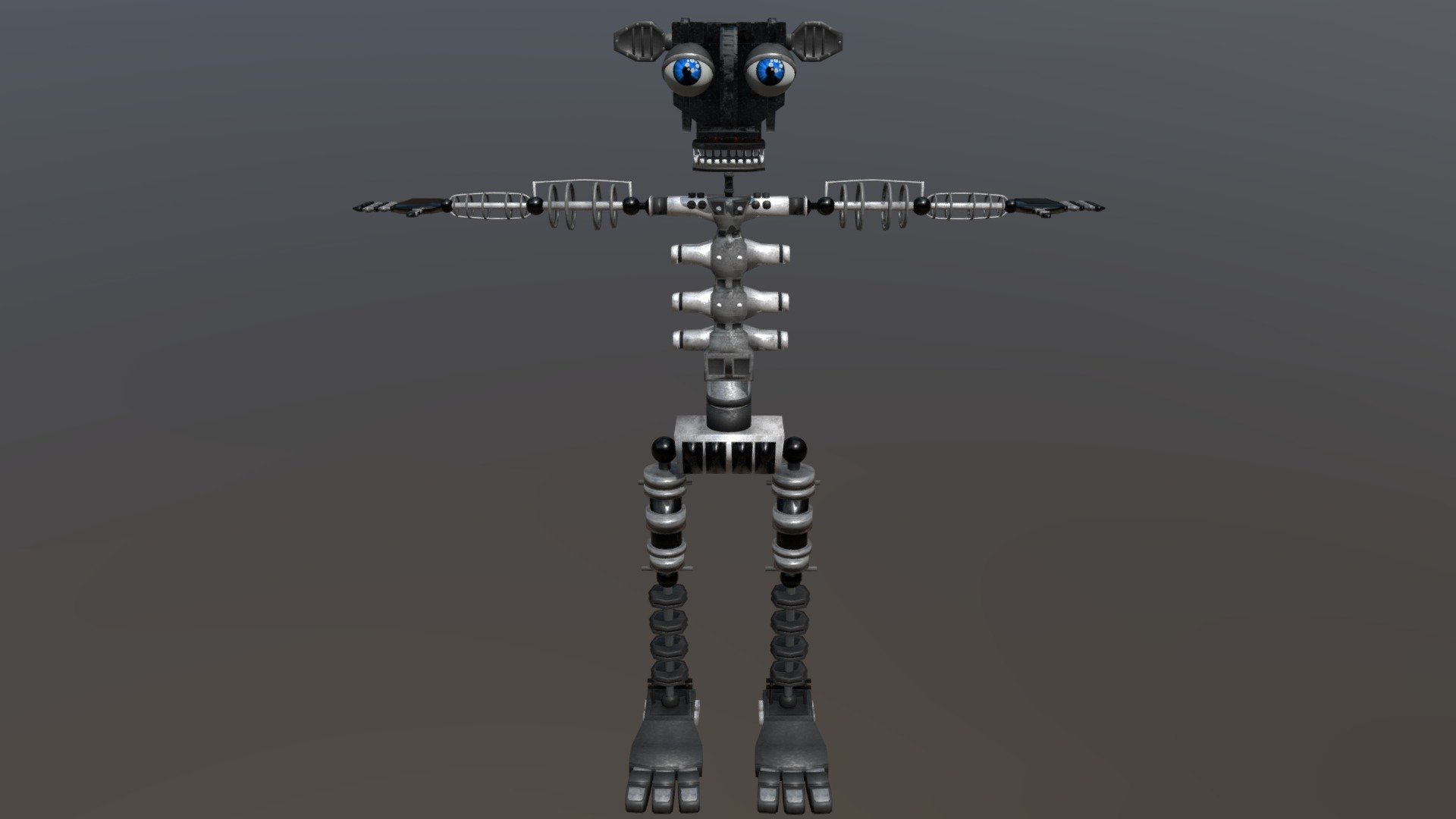 Endoskeleton V1 - 3D model by Glitch5970.