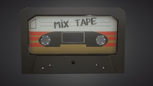 Cassette Tape 3D Model