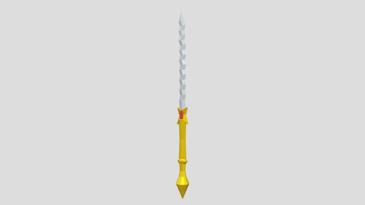 Ritual Dagger 3D Model
