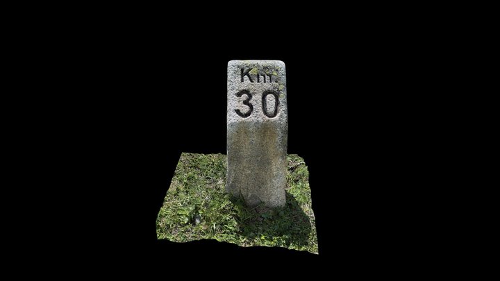 Milestone Klausenpass Km 30 von Altdorf – Free 3D Model STL