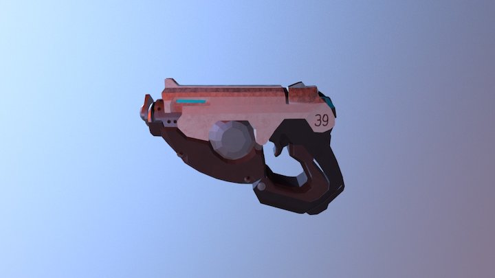 Tracer Gun 3D Model