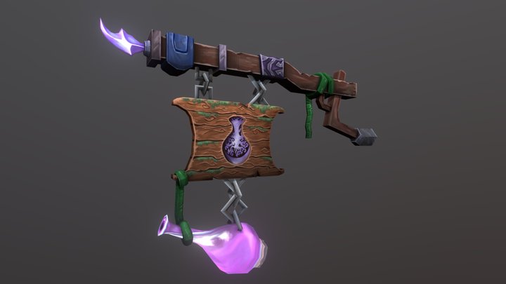 HearthSign Textured 3D Model