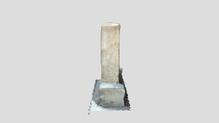 Old Cemetery Stone 1 3D Model