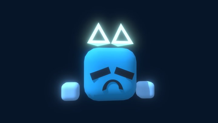 Bigcube(blue) 3D Model