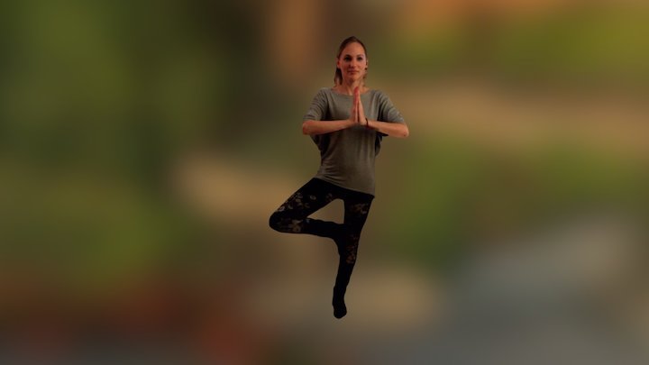 Yoga Pose 3D Model