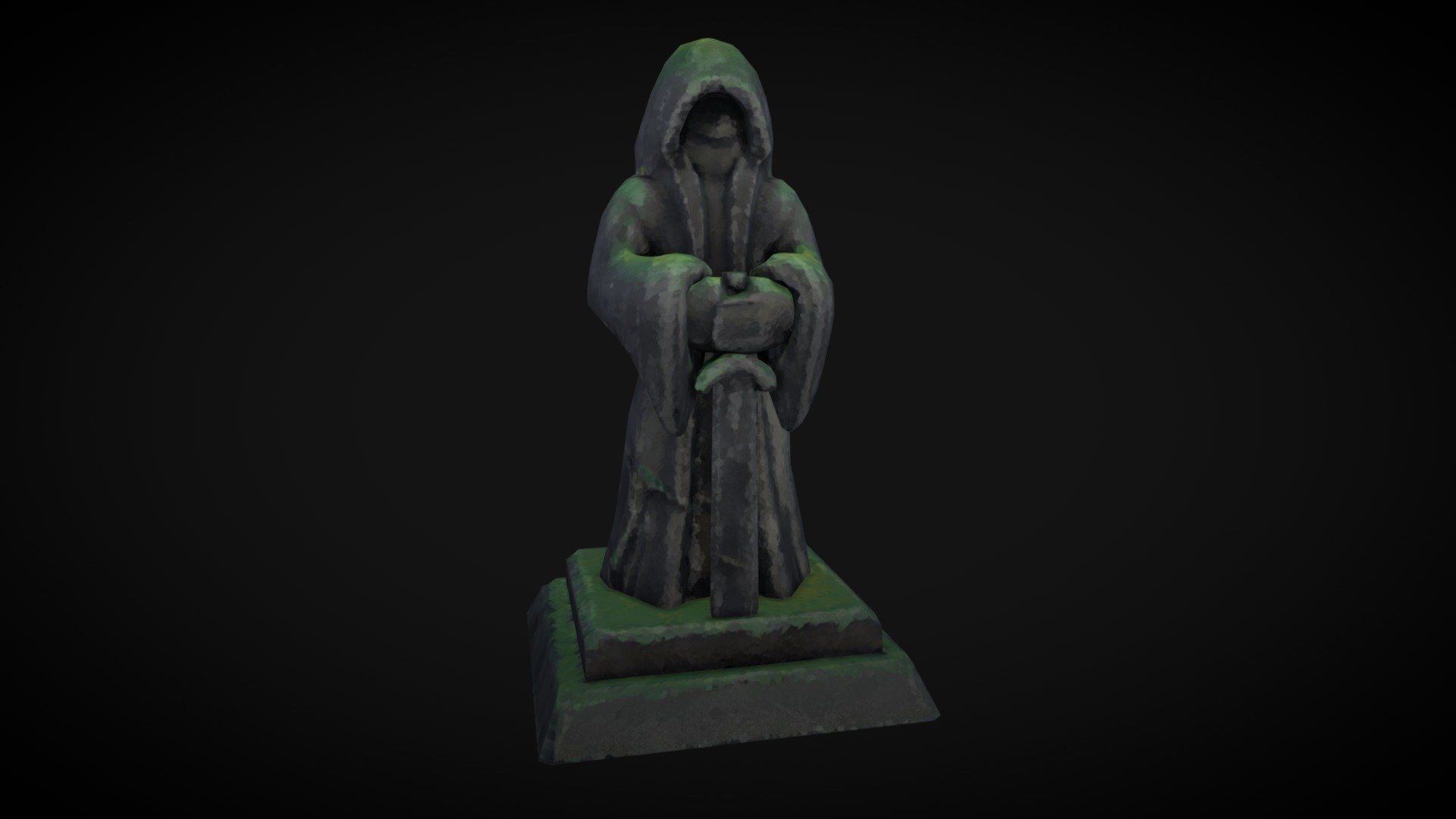 Stylized Statue - Game Ready - With STL Files - Download Free 3D model ...