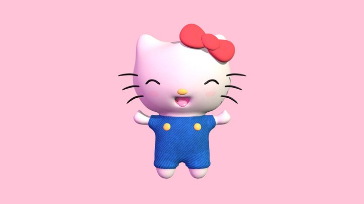Hello Kitty 3D Model