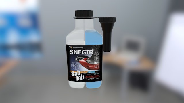 SNEGIR - зимний омыватель стекла 3D Model