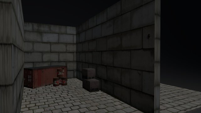 Donker Steegje 3D Model
