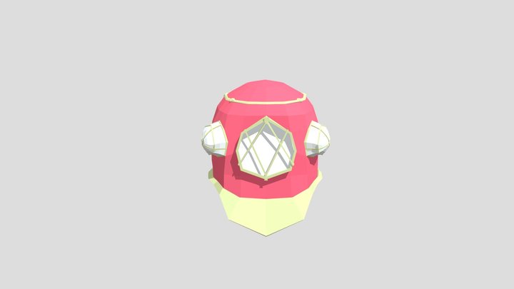 Capacete Mergulho 3D Model