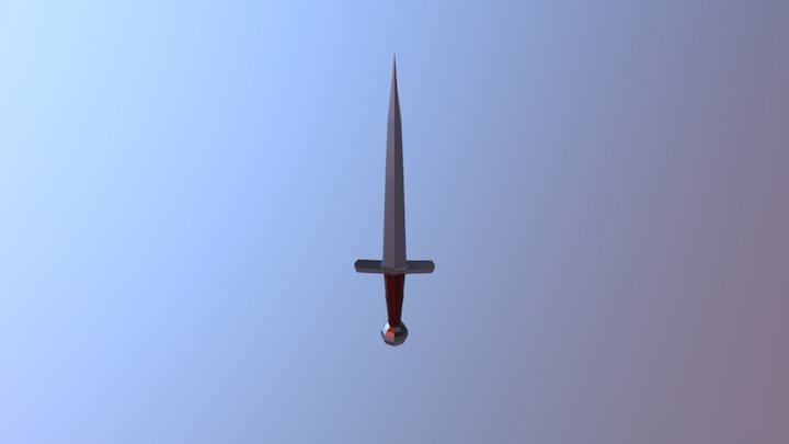 Medieval Dagger 1 3D Model