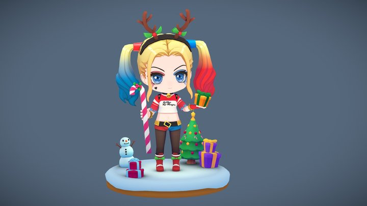 Harley Quinn 3D Model