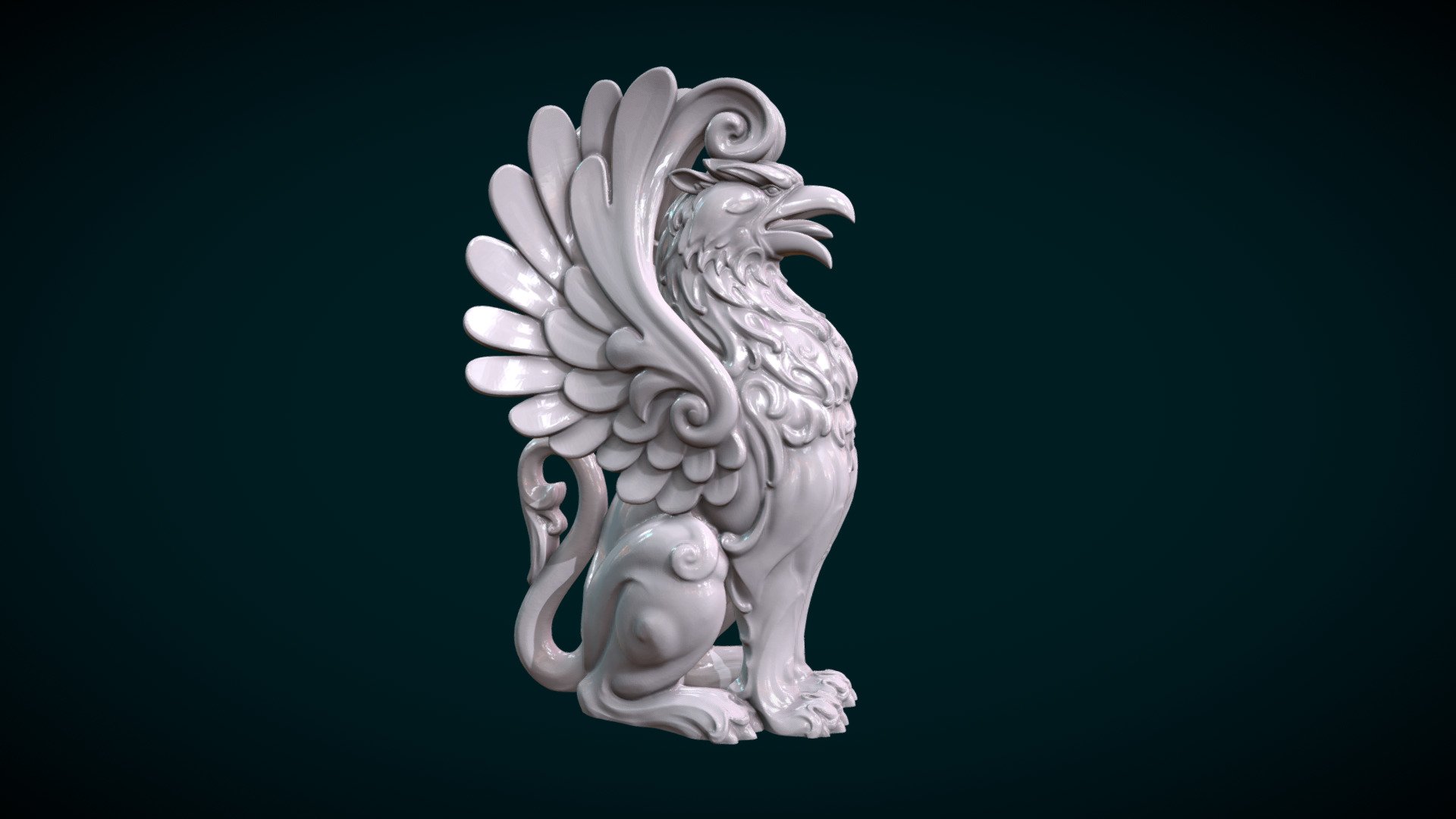 Griffon griffin - Buy Royalty Free 3D model by Skazok [2fe0256 ...