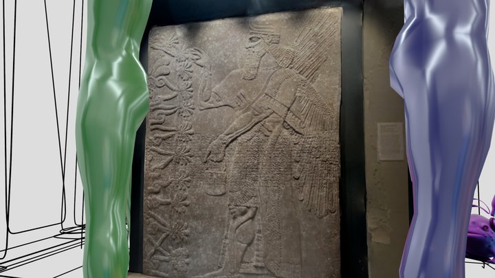 Sumerian table- MFA BOSTON 3D Model