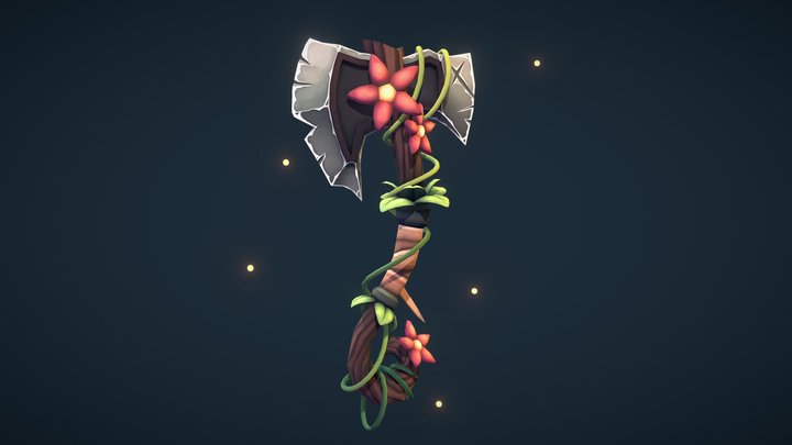 Gaia's Gift - WoW Inspired Weapon 3D Model
