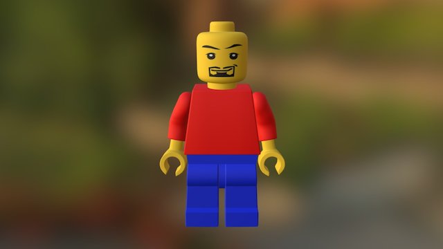 LegoMan 3D Model