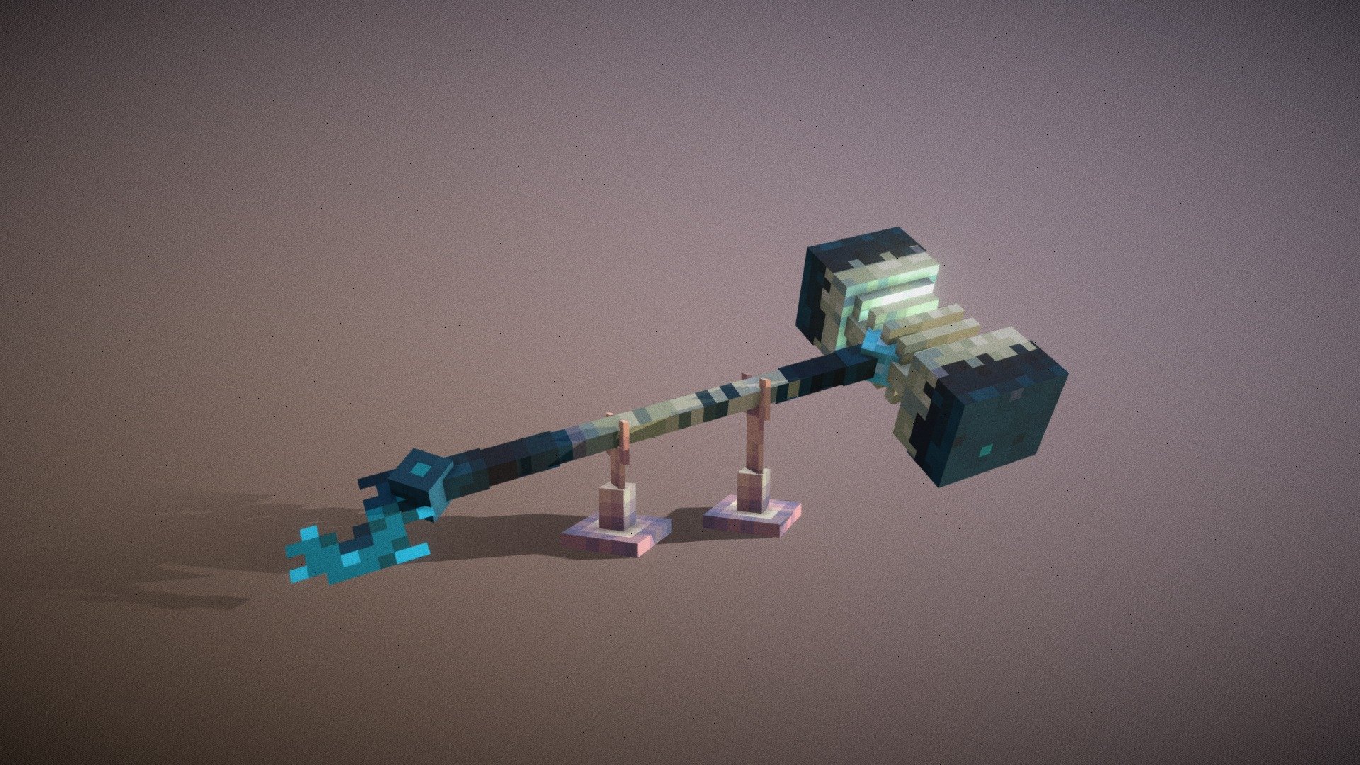 [002] Warden Hammer 3D model by ZynStudios [2fe1199] Sketchfab