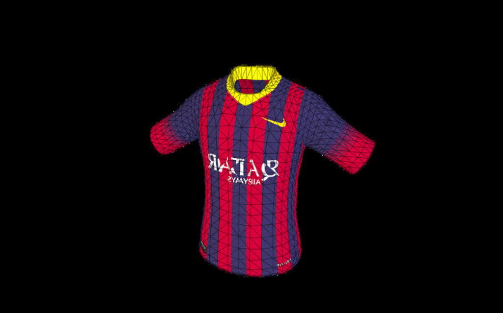 Char Shirt High Poly with Material