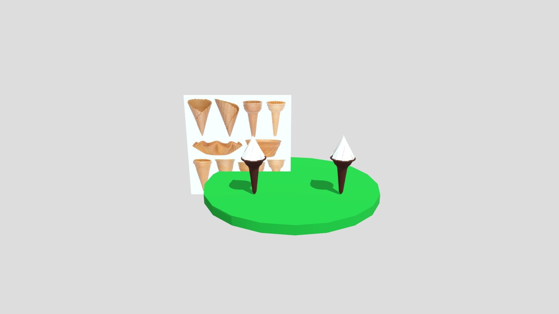 Ice Cream Tutorial (For Sketchfab)