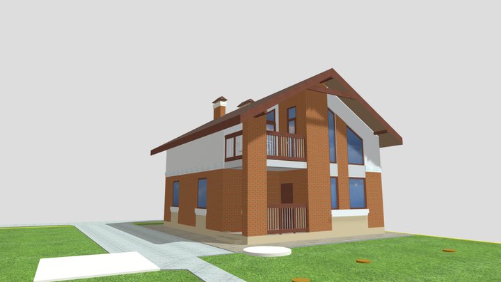 Садовий буд - Пролісок Демянів Лаз модель 3D Model