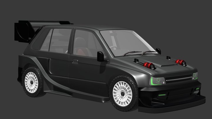 Maruti Suzuki 800 || Rally Edition 3D Model