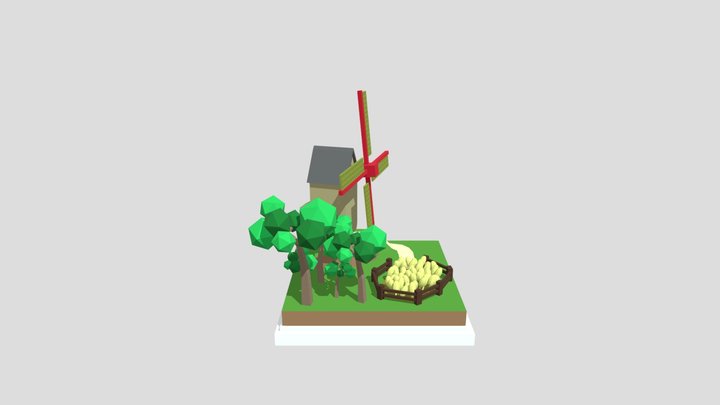 1IGP20_E_Van_den_Branden_Cedric_SimpleScene 3D Model