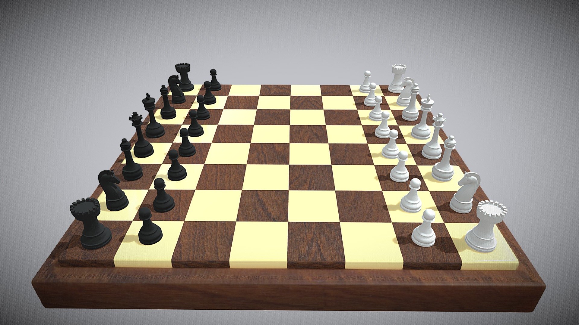 Chess Free 3D Model in Board Games 3DExport