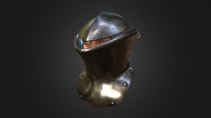 Frogmouth helmet 3D Model