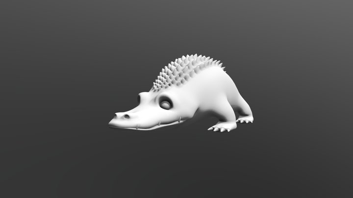 Crocodile 3D Model