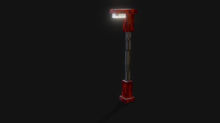 A Street lamp 3D Model