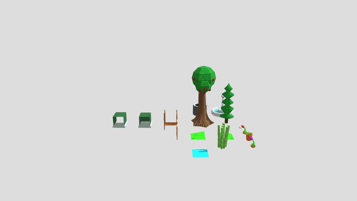 Module Pack Eden Garden 3D Model