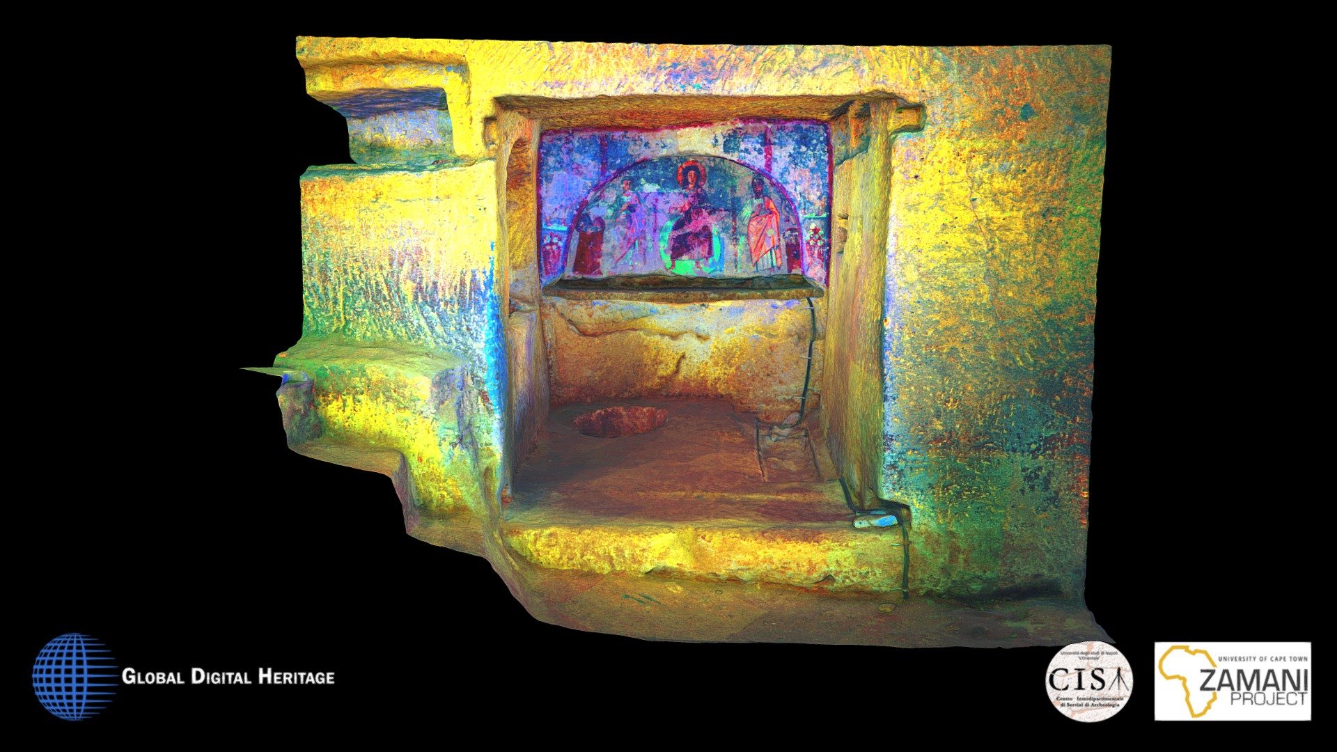 DStr. San Gennaro Catacomb Fresco, Naples (25)