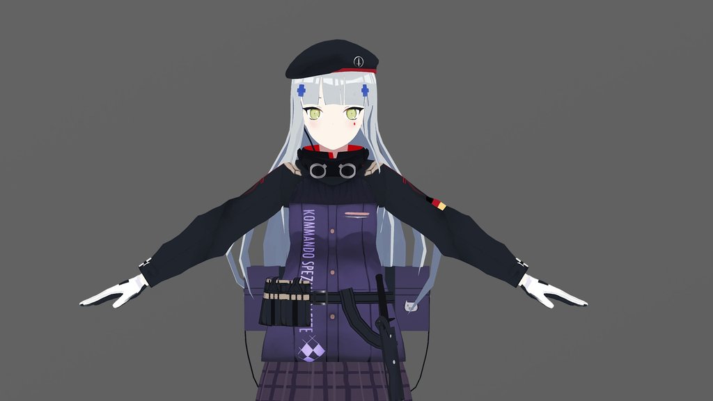 Waifus and Vrchat - A 3D model collection by Cleve.