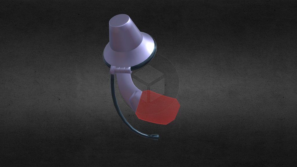 Sonic's earphone with glass