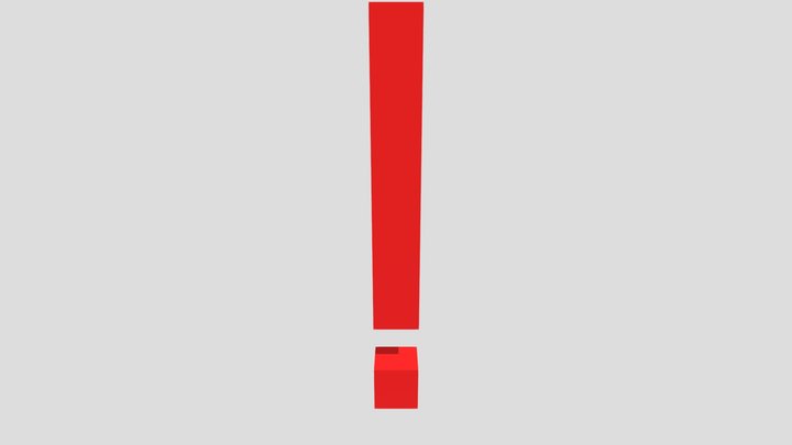 exclaimationmark 3D Model